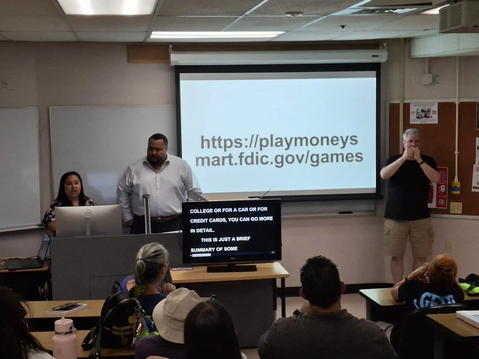 students in a classroom