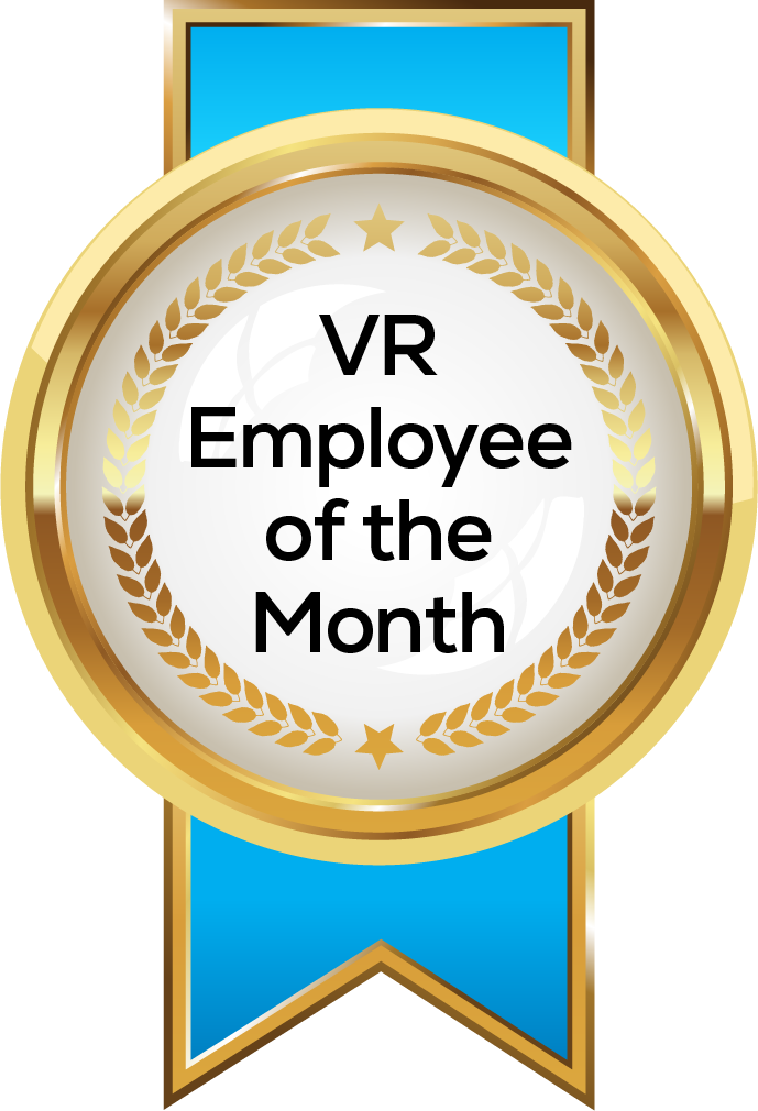 VR Employee of the Month Badge