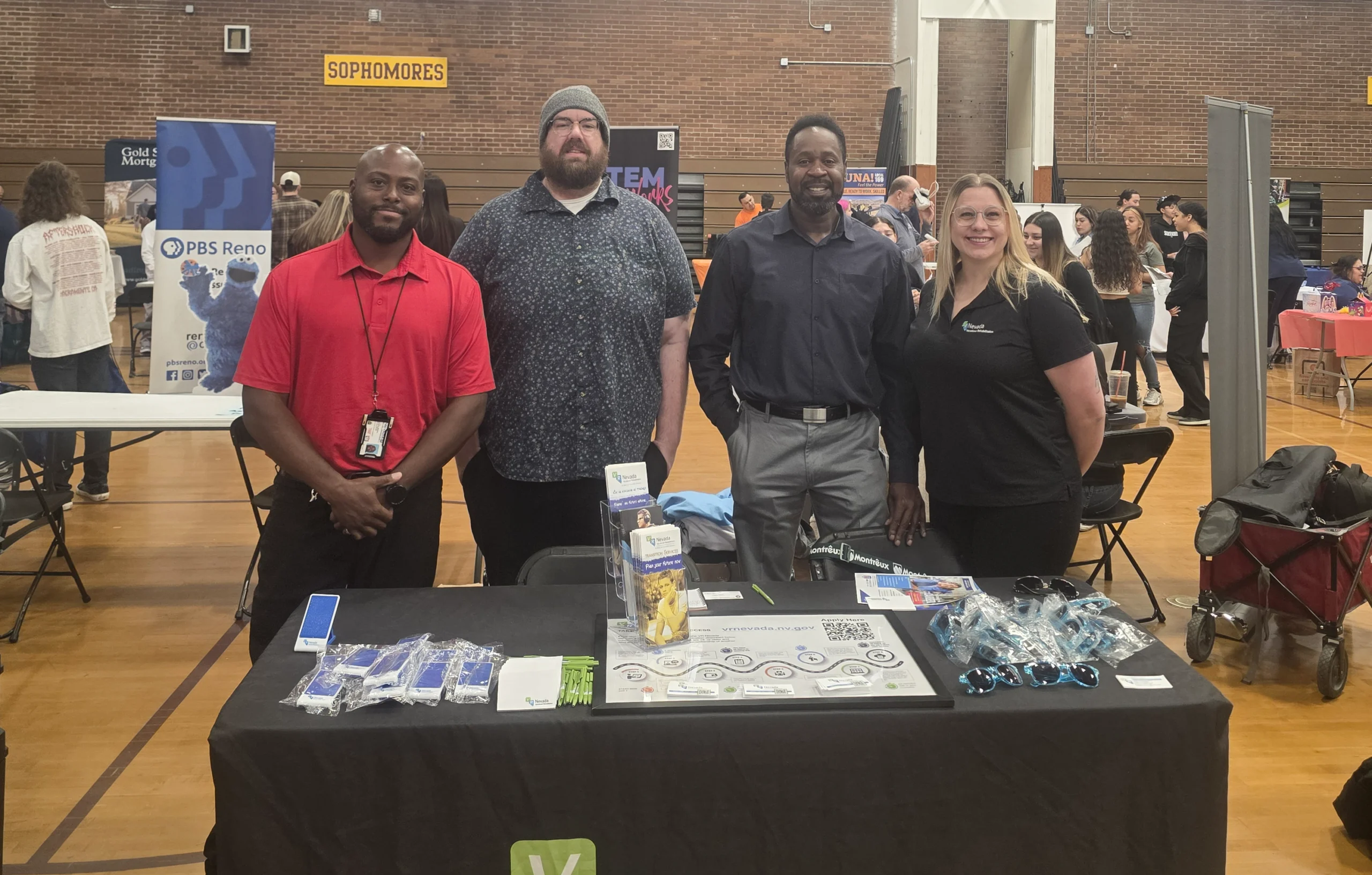 VR Staff attends Sparks High School information fair